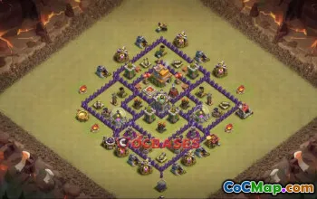 Top Town Hall 7 War Base Designs | Clash of Clans #19995