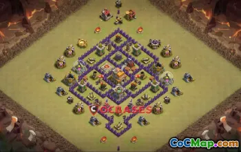 Top Town Hall 7 War Base Designs for Clash of Clans #21044
