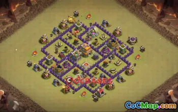 Top Town Hall 7 War Base for Clash of Clans - Copy Link #21180