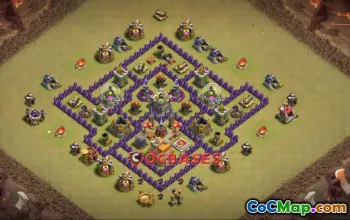 Top Town Hall 7 War Base for Clash of Clans - Copy Link! #24006