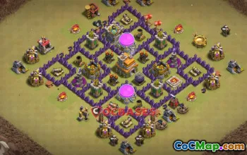 Top Town Hall 7 War Base Strategies - Clash of Clans #20035
