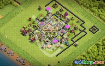 Top Town Hall 8 Base Layouts for Clash of Clans #53146