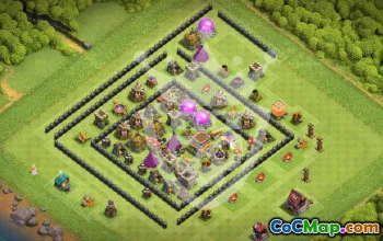 Top Town Hall 8 Base Layouts for Clash of Clans #53367