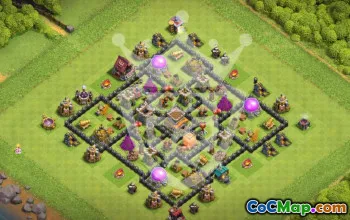 Top Town Hall 8 Base Layouts for Clash of Clans #53368