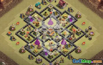 Top Town Hall 8 Base Layouts for Clash of Clans #53950