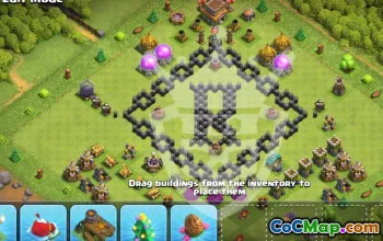 复制Clash of Clans基地  Town Hall 8 #54761