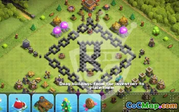 Copia basi Clash of Clans  Town Hall 8 #54767