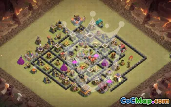 Top Town Hall 8 Base Layouts for CoC #53872