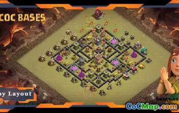Top Town Hall 8 Base Layouts for Defense #57420