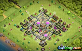 Top Town Hall 8 Base Layouts & Maps #54132