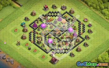 Top Town Hall 8 Base Layouts with Copy Links #53371