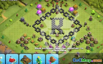 Top Town Hall 8 Base Layouts with Copy Links #54740