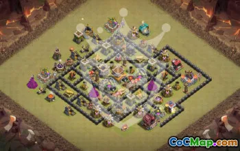 Top Town Hall 8 Base Layouts with Links #53871