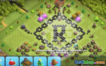 Top Town Hall 8 Base Layouts with Links #54744