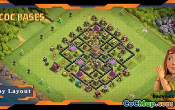 Top Town Hall 8 Base Layouts with Links #57418