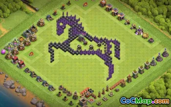 Top Town Hall 8 CoC Base Layouts & Maps - Home & Funny #16825