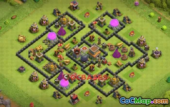 Top Town Hall 8 Farming Base - Clash of Clans Copy Link #19911