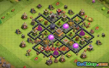Top Town Hall 8 Farming Base | Clash of Clans Copy Link #23745