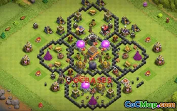 Top Town Hall 8 Farming Base - Clash of Clans Copy Link #24087