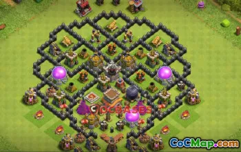 Top Town Hall 8 Farming Base - Copy & Excel in Clash of Clans #23299