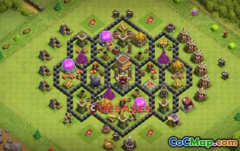 Top Town Hall 8 Farming Base & Copy Link | Clash of Clans #19958