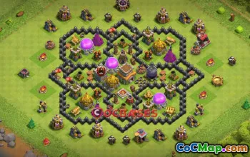 Top Town Hall 8 Farming Base & Copy Link | Clash of Clans #21429