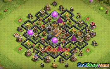 Top Town Hall 8 Farming Base Links for Clash of Clans #23331