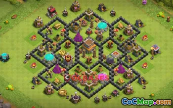 Top Town Hall 8 Hybrid Base: Anti 3-Star Strategies #20067