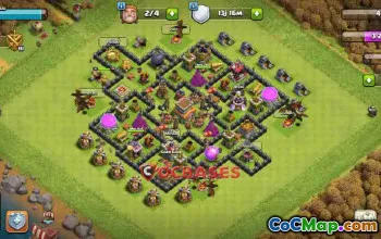 Top Town Hall 8 Trophy Base | Anti 2/3 Stars & Strategy Tips #23918