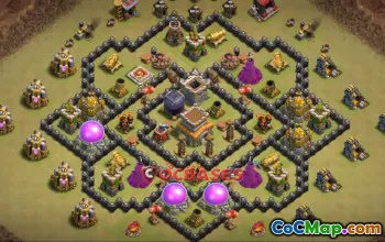 Top Town Hall 8 War Base | Clash of Clans Copy Link #21280