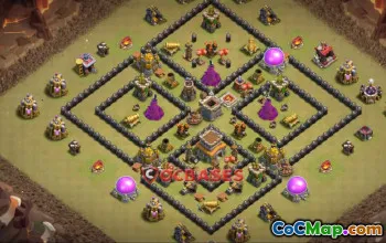 Top Town Hall 8 War Base - Copy Link | Clash of Clans #21824