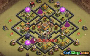 Top Town Hall 8 War Base & Copy Link | Clash of Clans #24073