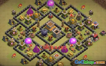 Top Town Hall 8 War Base - Copy Link | Clash of Clans #24185