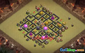 Top Town Hall 8 War Base - Copy Link for Clash of Clans #22051