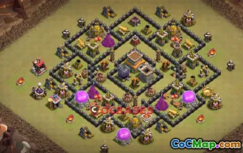 Top Town Hall 8 War Base Guide | Clash of Clans Strategy #22031