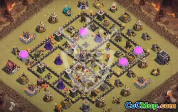 Top Town Hall 9 Base Layouts for Clash of Clans #53085