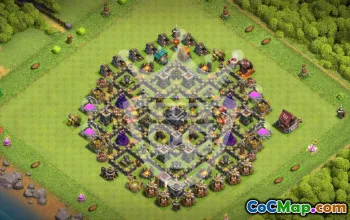 Top Town Hall 9 Base Layouts for Clash of Clans #54267