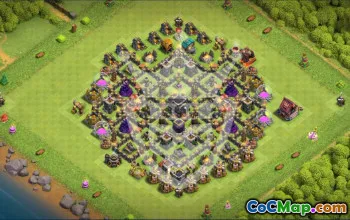 Top Town Hall 9 Base Layouts for Clash of Clans #54269