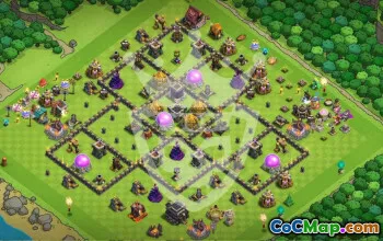 Top Town Hall 9 Base Layouts for Clash of Clans #55911