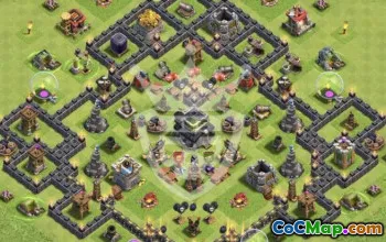 Top Town Hall 9 Base Layouts for Clash of Clans #56939