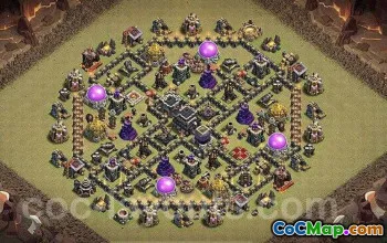 Top Town Hall 9 Base Layouts for CoC: Farming & Trophy Maps #16934