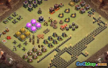 Top -Rathaus 9 Basislayouts für CoC: Home & Funny Maps #14800