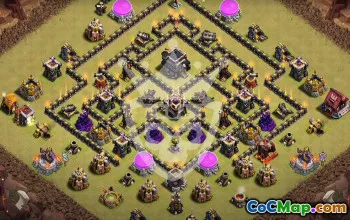 Top Town Hall 9 Base Layouts & Links #55153