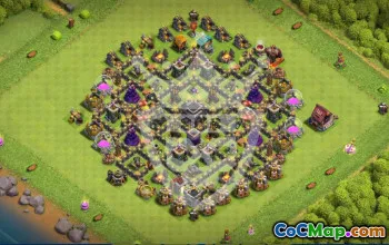 Top Town Hall 9 Base Layouts & Maps #54270