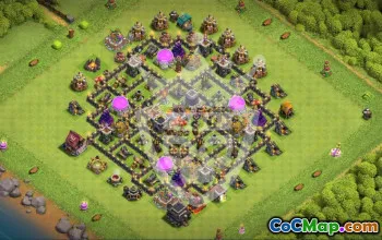 Top Town Hall 9 Base Layouts to Copy #53676