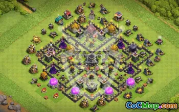 Top Town Hall 9 Base Layouts to Copy #56502