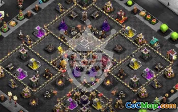 Top Town Hall 9 Base Layouts with Copy Link #52782