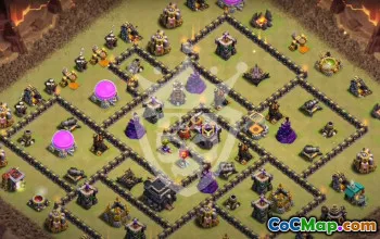 Top Town Hall 9 Base Layouts with Copy Links #53346