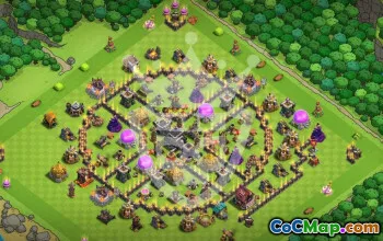 Top Town Hall 9 Base Layouts with Link #53064