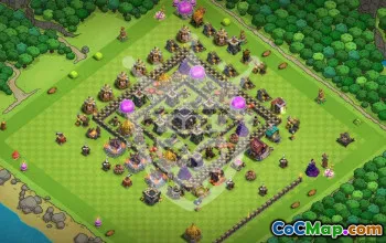 Top Town Hall 9 Clash of Clans Base Layouts #53065